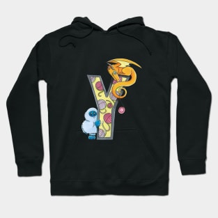 Yellow dragon Hoodie